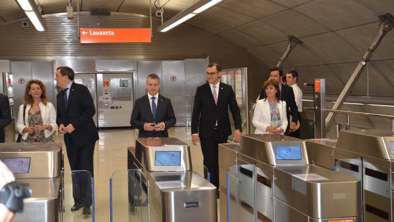 Inauguración Metro Kabiezes