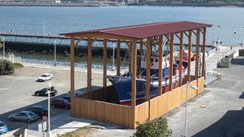 El polideportivo del puerto de Santurtzi habilitará 74 plazas de aparcamiento