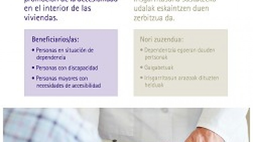 Servicio municipal para la promoción de la accesibilidad en el interior de las viviendas. Eskurakoi