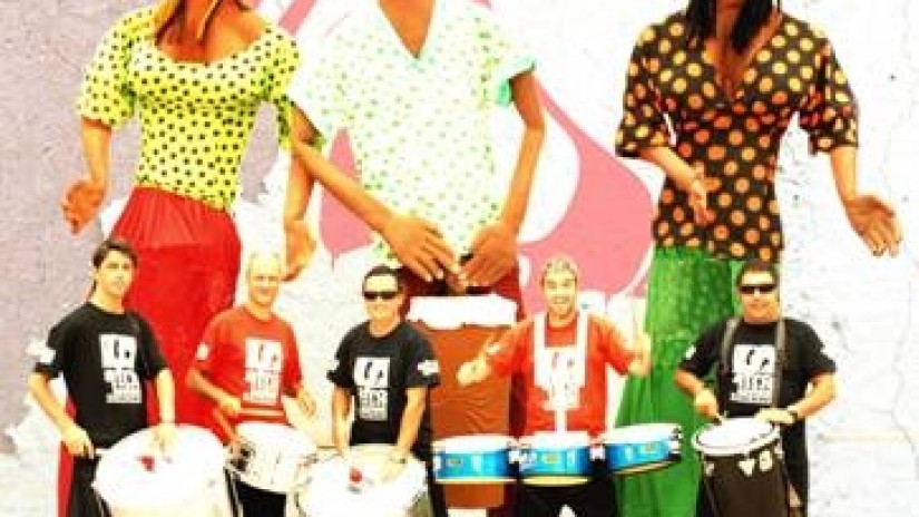 El quinteto de percusión Afro Sound Sistem este domingo en Kabiezes a las 13:00