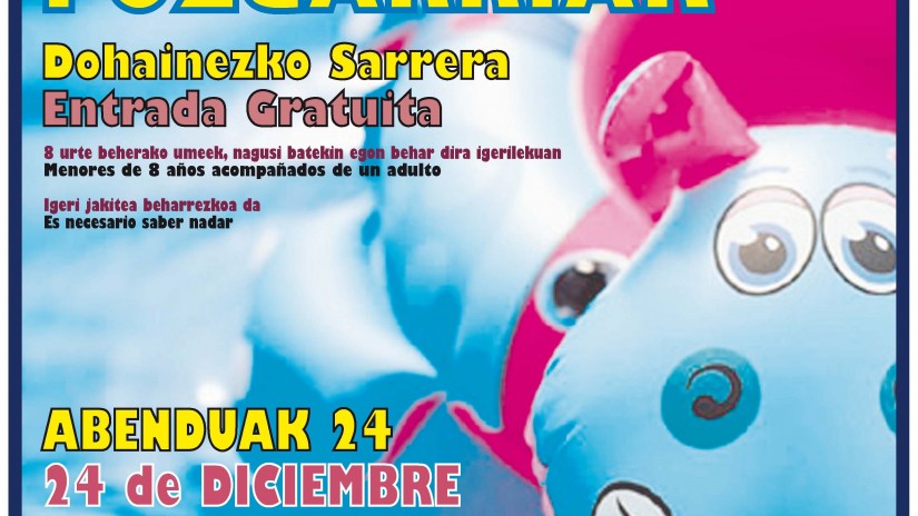 Jornada recreativa con hinchables el día 24 de Diciembre.
