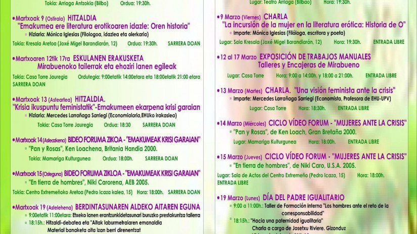 jornadas igualdad, santurtzi