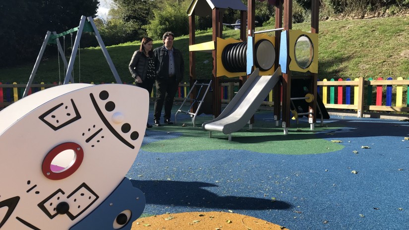 Santurtzi renueva los juegos infantiles de Lauxaeta, el residencial Ranzari y en Vallejo