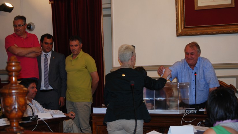 Pleno de investidura en Santurtzi. Votación e intervención del Alcalde Ricardo Ituarte