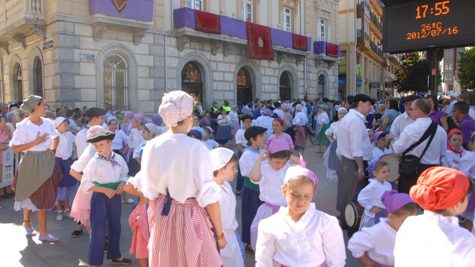 EAJ-PNV Ezkerraldea y Meatzaldea en el día del Carmen en Santurtzi