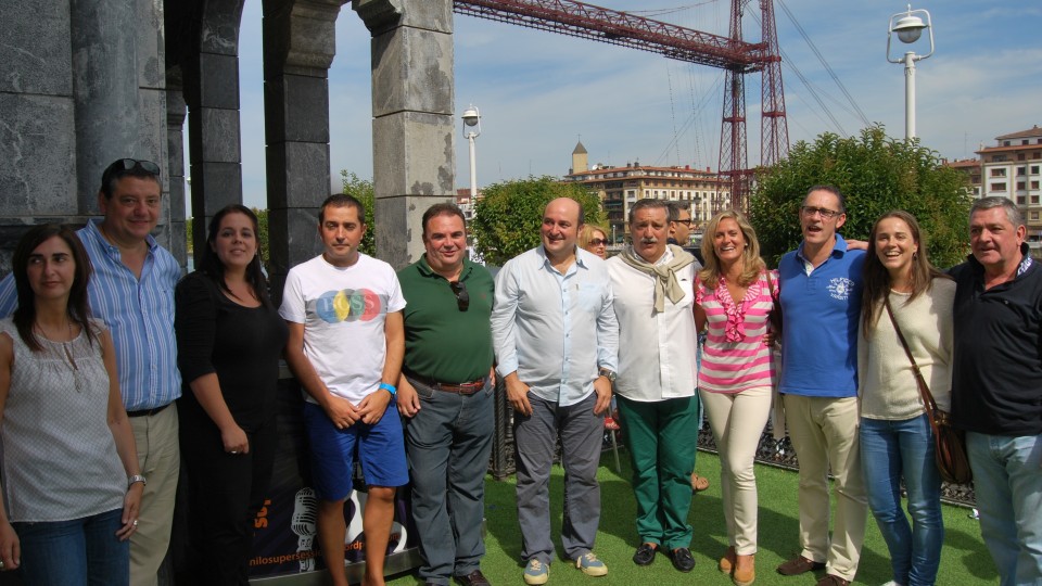 Representantes de EAJ-PNV ezkerralde y meatzalde enPortugalete