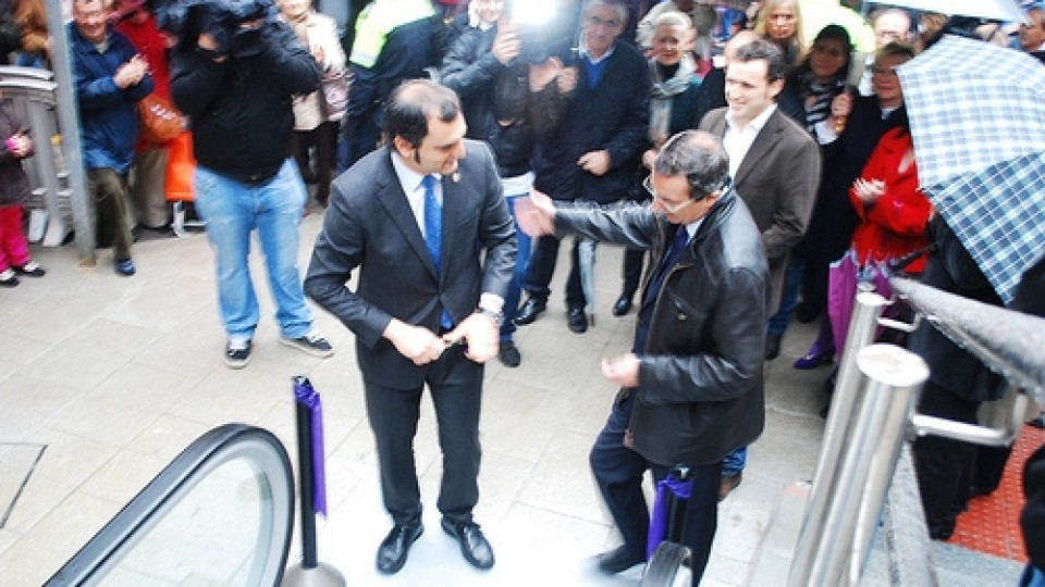 Inauguración accesos mecánicos del Barrio de Larrea