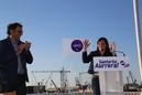 Presentación de la iniciativa Santurtzi Aurrera - Aintzane Urkijo