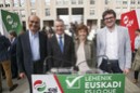 Acto en Vitoria-Gasteiz. Iñigo Urkullu, Mikel Legarda, Gorka Urtaran (13-06-2016)