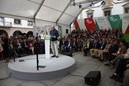 Acto en Amorebieta-Etxano. Itxaso Atutxa, Aitor Esteban, Andoni Ortuzar